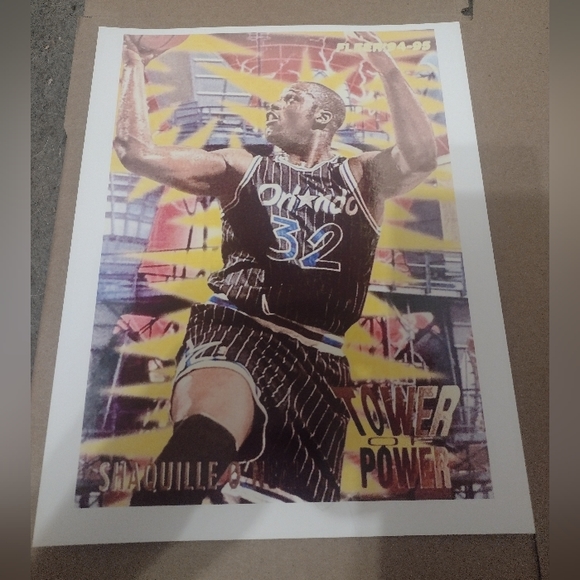 NEW!💯 SHAQUILLE O'NEAL ORLANDO MAGIC 8.5x11 VINTAGE PREMIUM ULTRA GLOSSY POSTER - Picture 9 of 12
